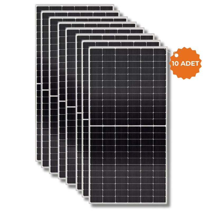 TommaTech 600 W 144 PM Half Cut Topcon Güneş Paneli - 10 Adet