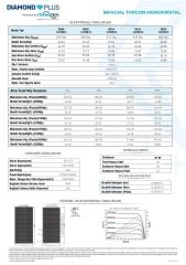 TommaTech 620 W Diamond Bifacial Half Cut Topcon Güneş Paneli - 4 Adet