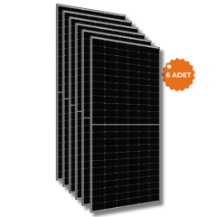 TommaTech 620 W Diamond Bifacial Half Cut Topcon Güneş Paneli - 6 Adet