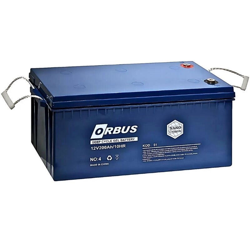 Orbus 12 V 200 Amper Derin Döngü Karbon Jel Akü