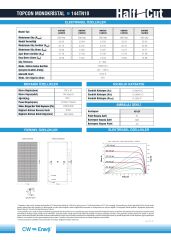 Cw Enerji Cwt 595 W Half Cut Topcon Multi Busbar Güneş Paneli 16 Adet