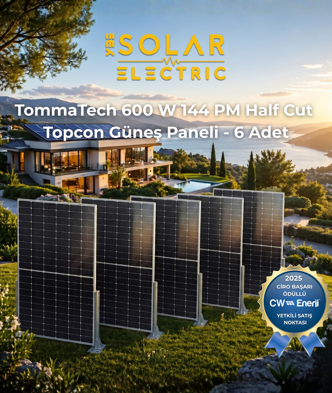 Tommatech 600 watt Güneş Panelleri 
